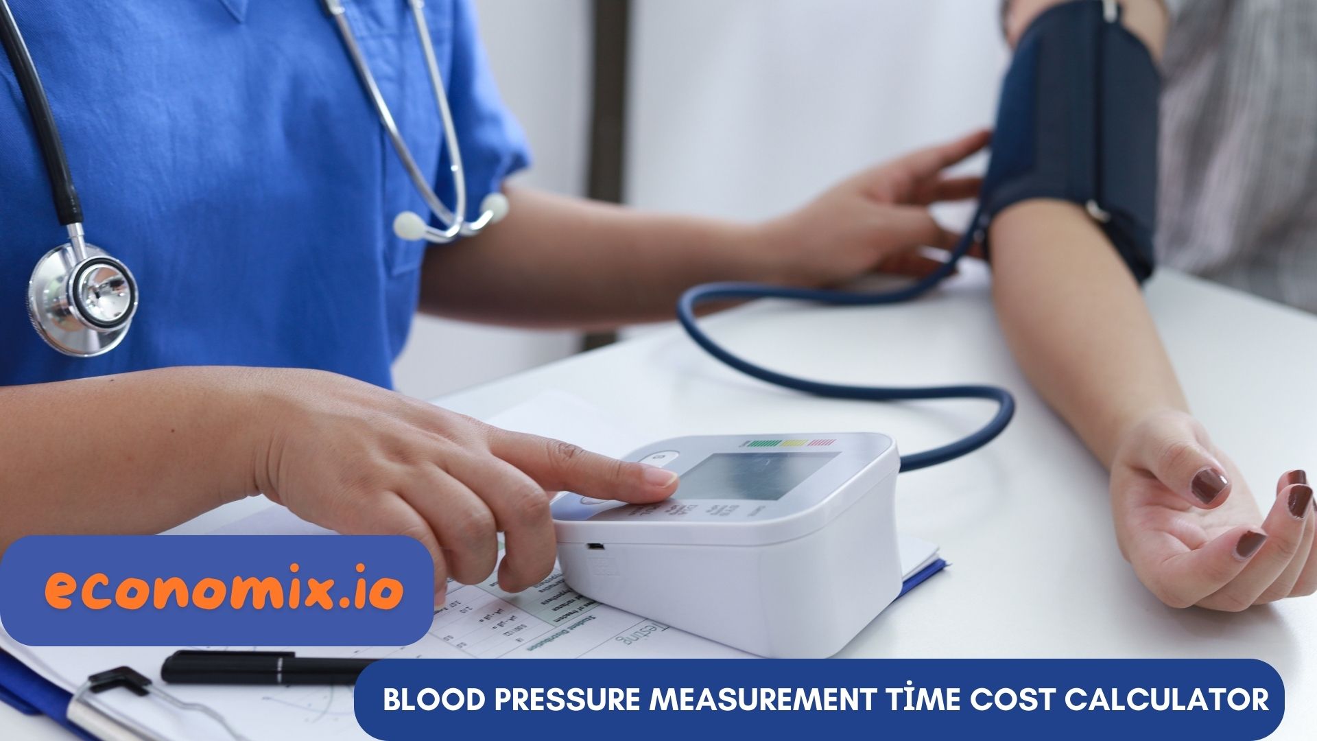 Blood pressure measurement time cost calculator