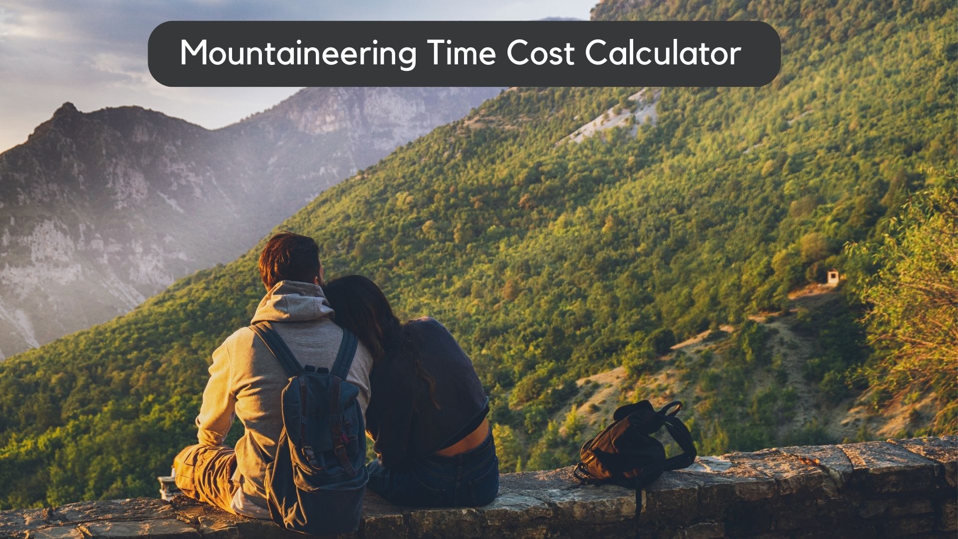 A mountaineer climbing a steep rock face, using the Mountaineering Time Cost Calculator to manage their schedule